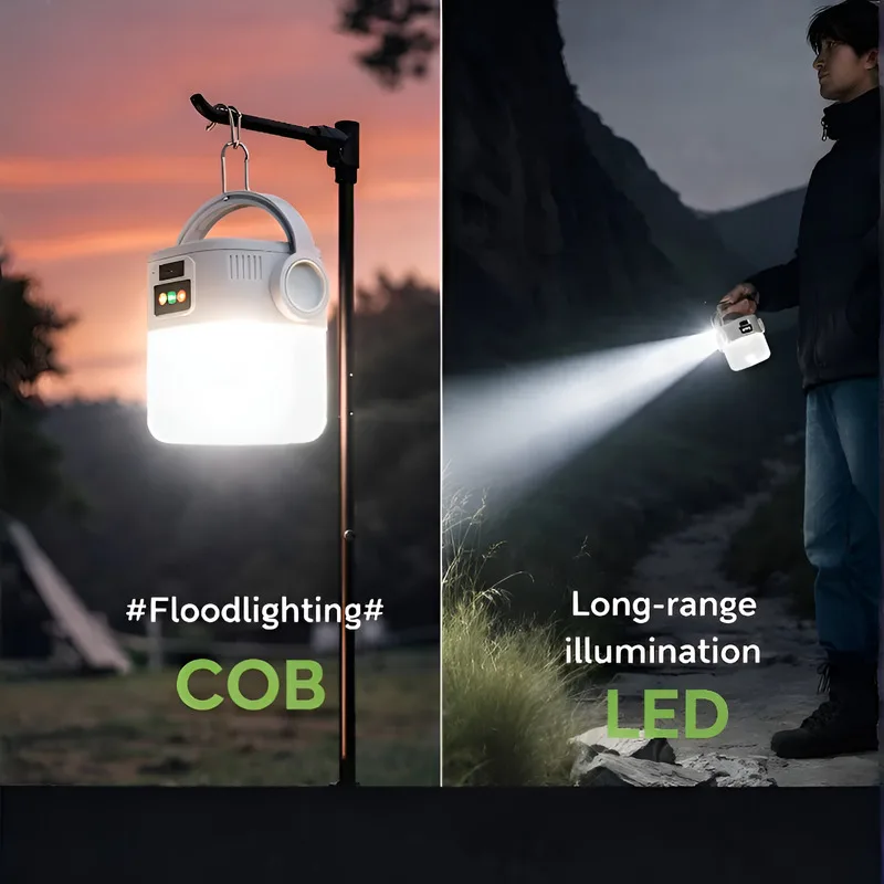 Lanterne rechargeable USB/ solaire, lampe de secours étanche – Image 5