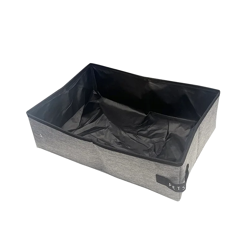 Bac à litière pour chat portable, résistant aux fuites, pliable – Image 7