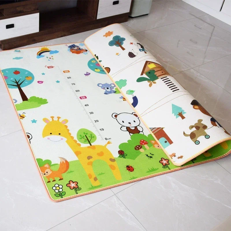 Tapis de jeu/d'activité rampant pour bébé EPE non toxique sécuritaire 5 tailles au choix – Image 13