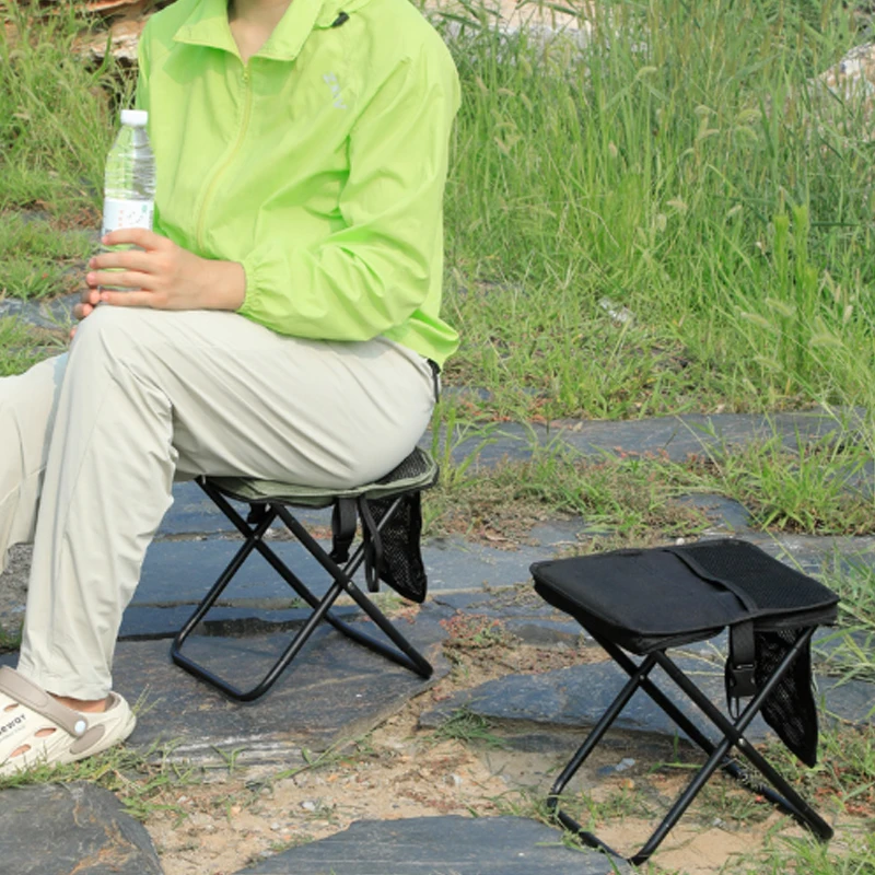 Tabouret ultra-léger ultra compact, pliant pêche camping plein air – Image 2
