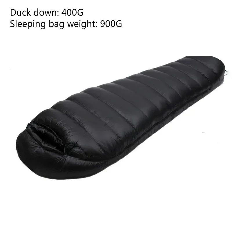 Sac de couchage ultra léger en duvet d'hiver et d'automne 400 g, 1 200 g 0 à -10 – Image 28