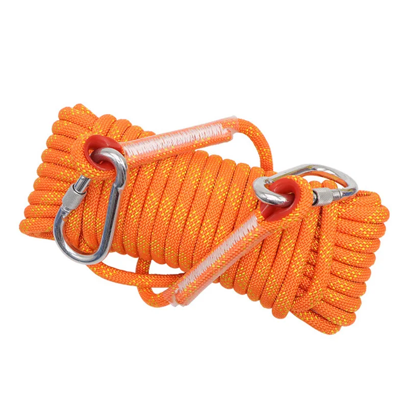 Corde statique de roche 15/20/30m, corde d'escalade en plein air, Couleur aléatoire – Image 3