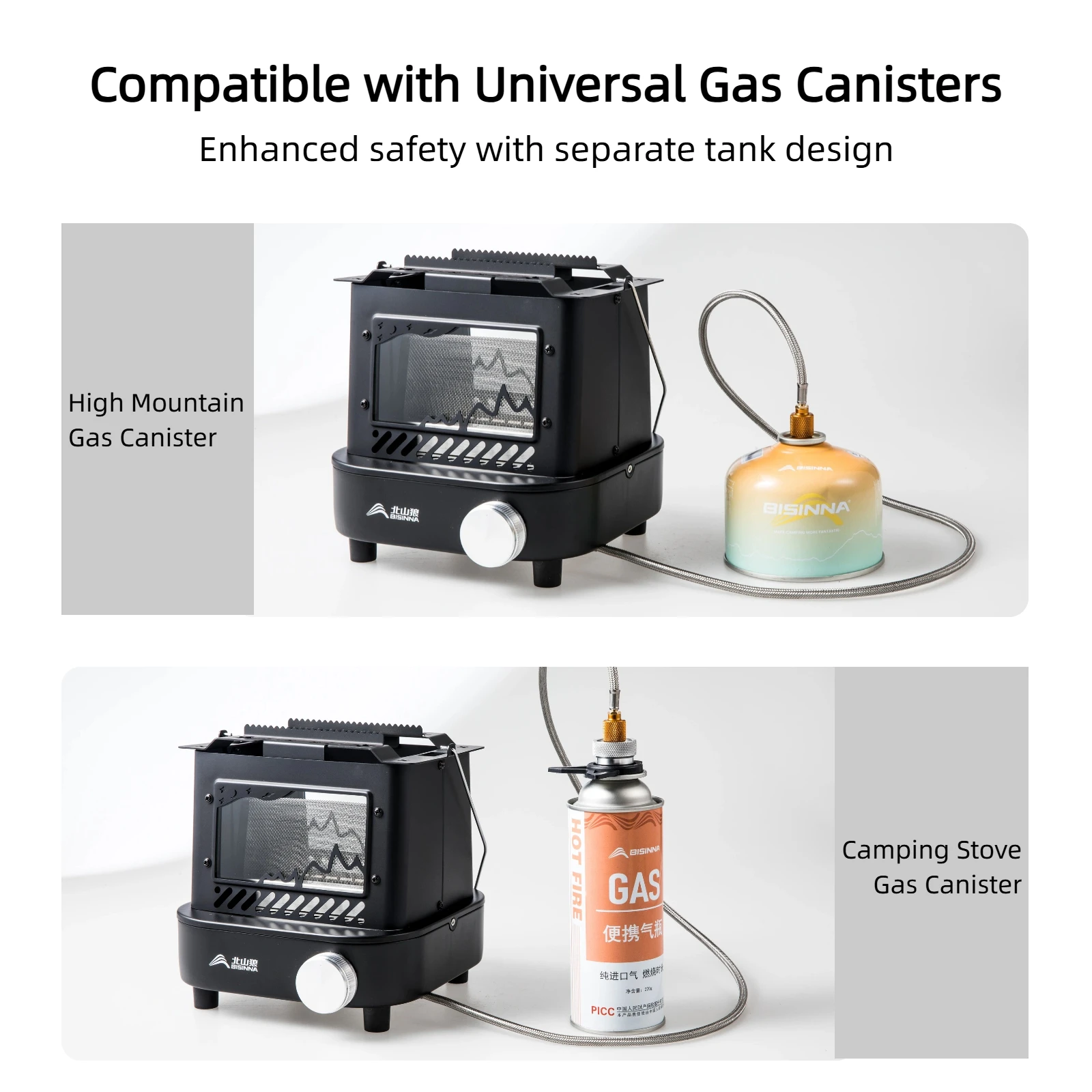 Réchaud/Cuisinière/Chauffage à gaz rétro légère plein air BISINNA – Image 5