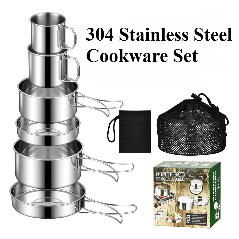 Ensemble de casseroles antiadhésives acier inoxydable