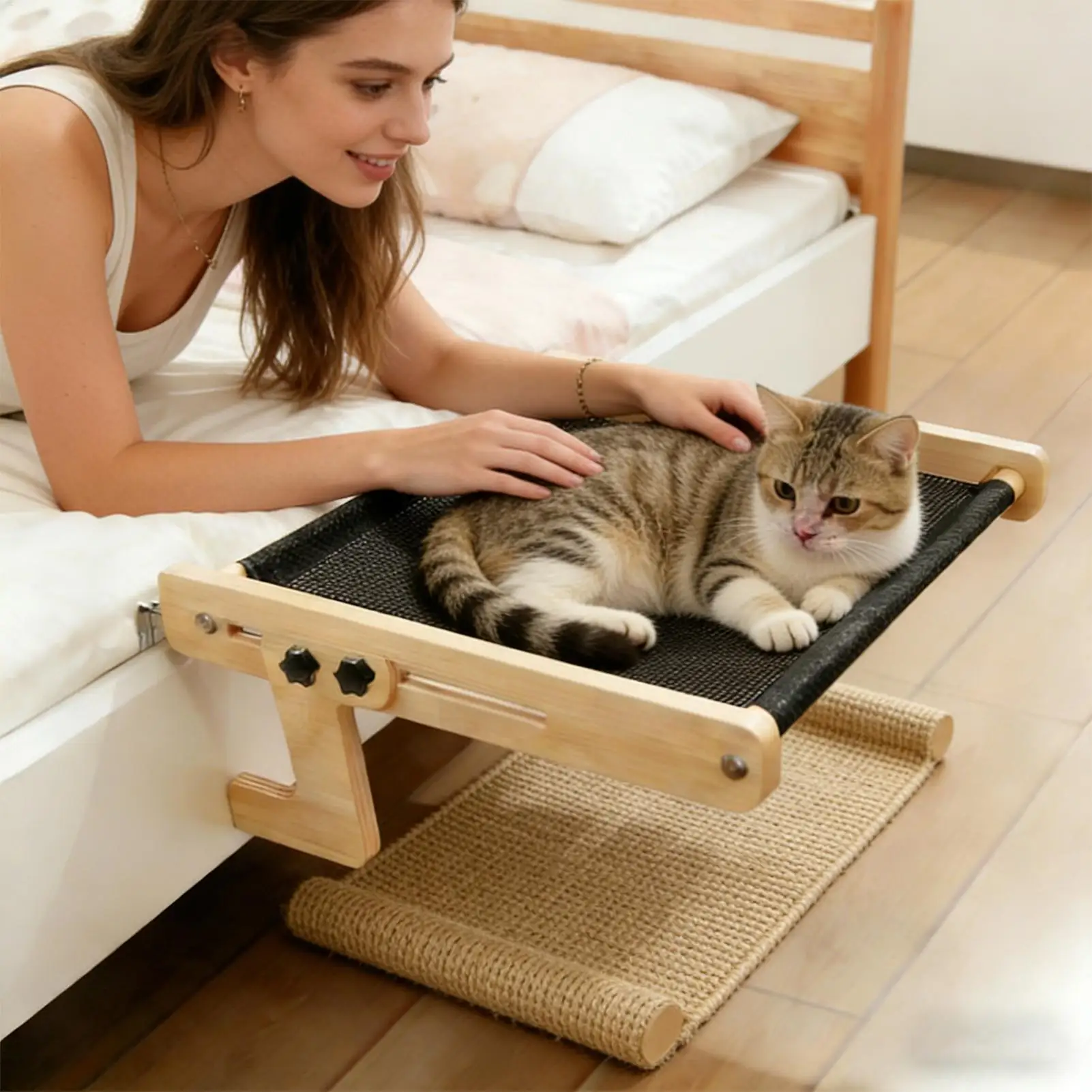 Lit pour mobilier d'intérieur pour chat, hamac flottant, – Image 3