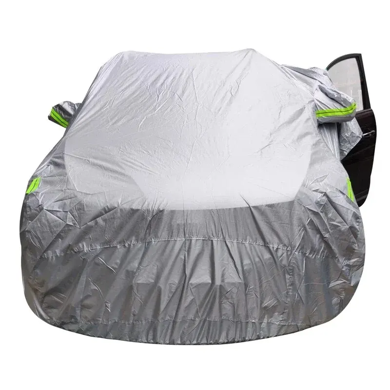 Housses/protection imperméable uv complètes universelles pour SUV/Sedan, argenté S-XXL Auto – Image 2