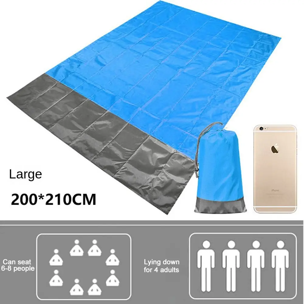 Tapis/couverture/Bâche de sol imperméable 200*210 cm de poche ultralégère avec sac WELLHOUSE – Image 5