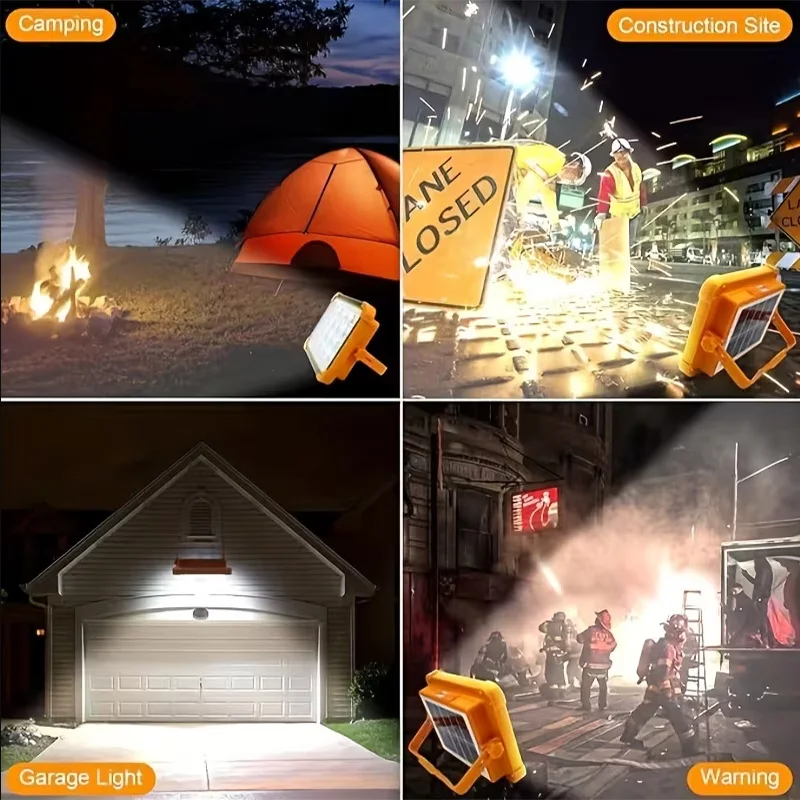 Lampe de camping solaire portable avec support – Image 6