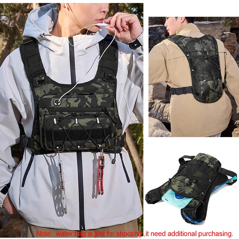 Sac dos course d'hydratation cyclisme, randonnée, course à vélo, marathon, homme, femme – Image 2