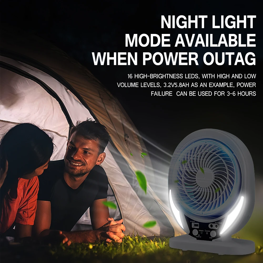 Ventilateur solaire portable aste – Image 5