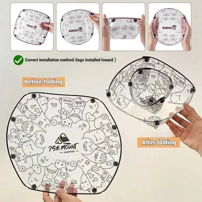 Vaisselle de camping pliable légère pour l'extérieur – Image 3