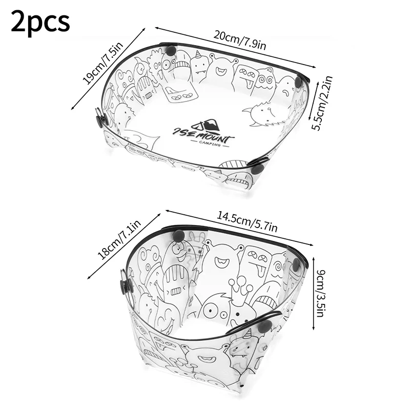 Vaisselle de camping pliable légère pour l'extérieur – Image 15