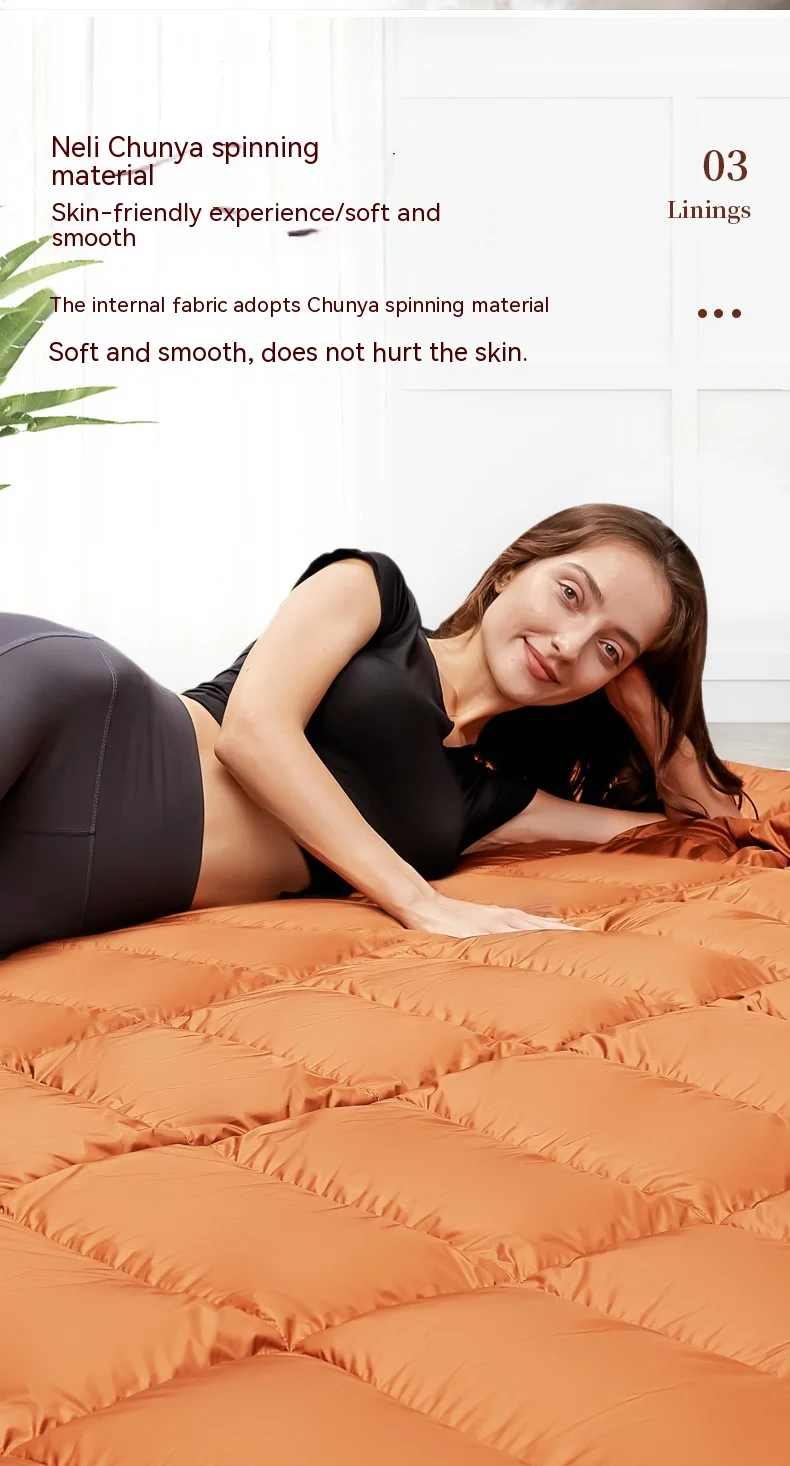 Sac de couchage en duvet imperméable plus large 225CM * 95CM – Image 15