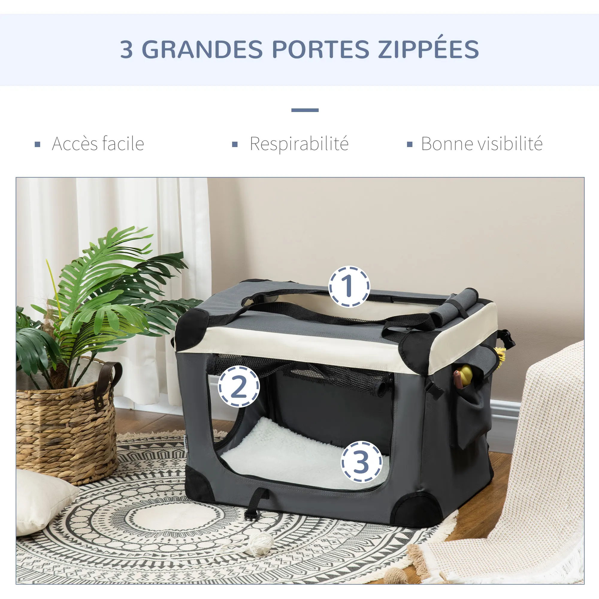 sac de transport caisse de transport pour animal de compagnie – Image 3