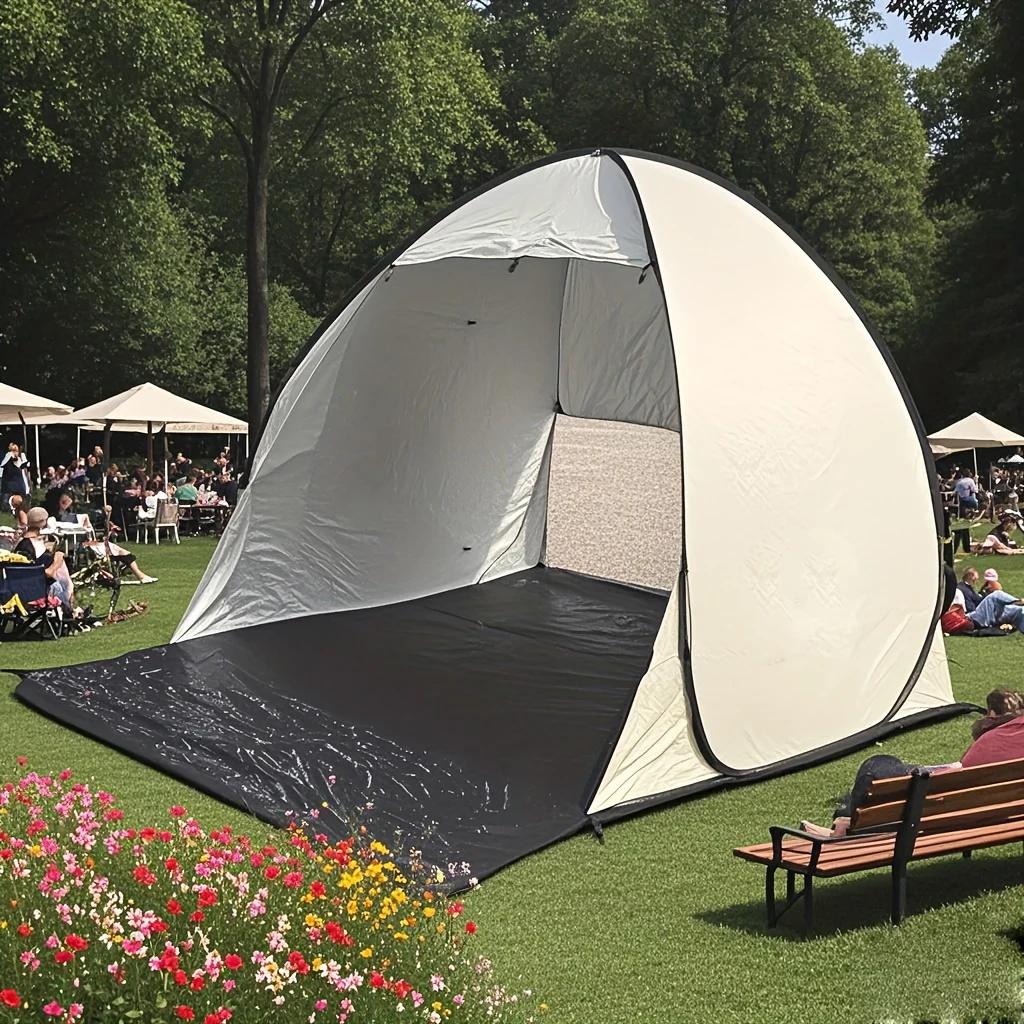 Abris solaire de plage Pop-Up instantanée légère pour 2 à 3 personnes imperméable, coupe-vent, Portable,