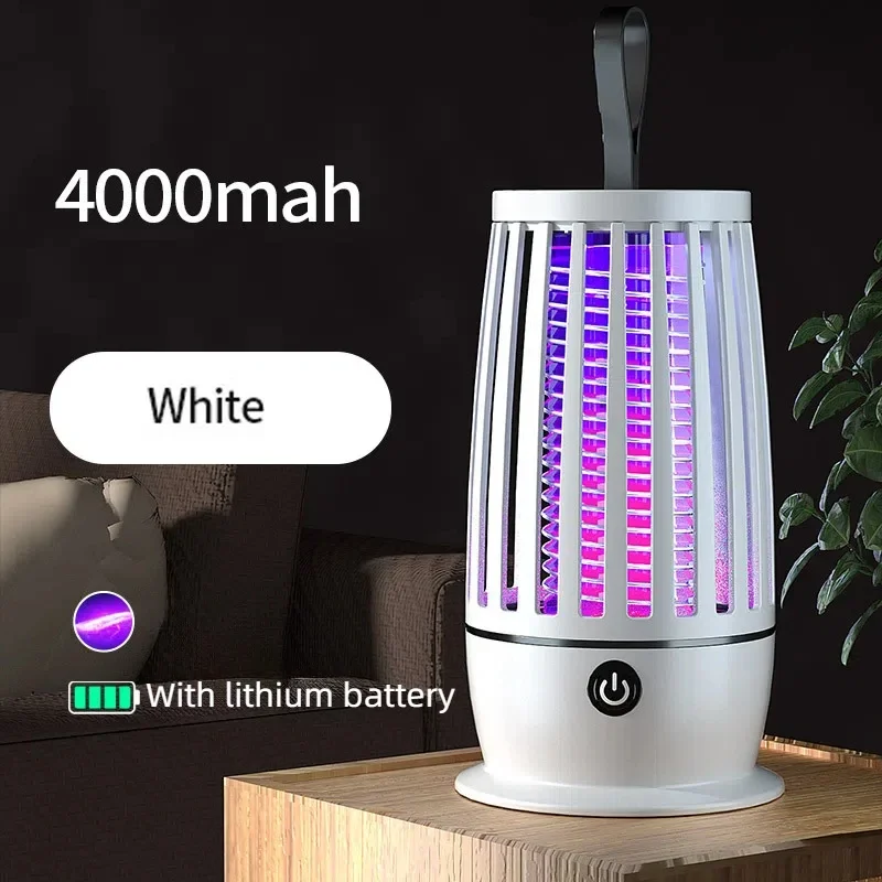 Lampe anti-moustiques électrique rechargeable par USB 2026, silencieux pour extérieur et intérieur – Image 8