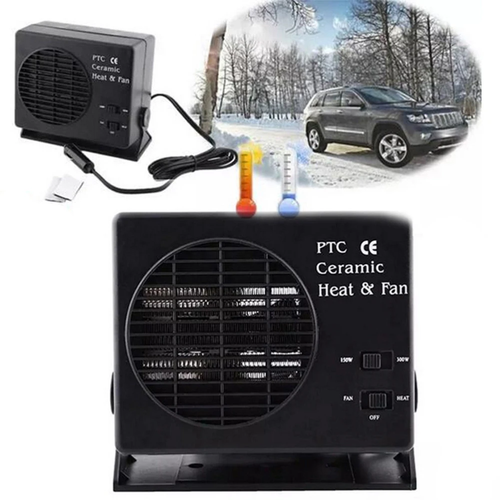 Chauffage de voiture 150/300W 12V Dégivreur de vitres Désembuer – Image 10