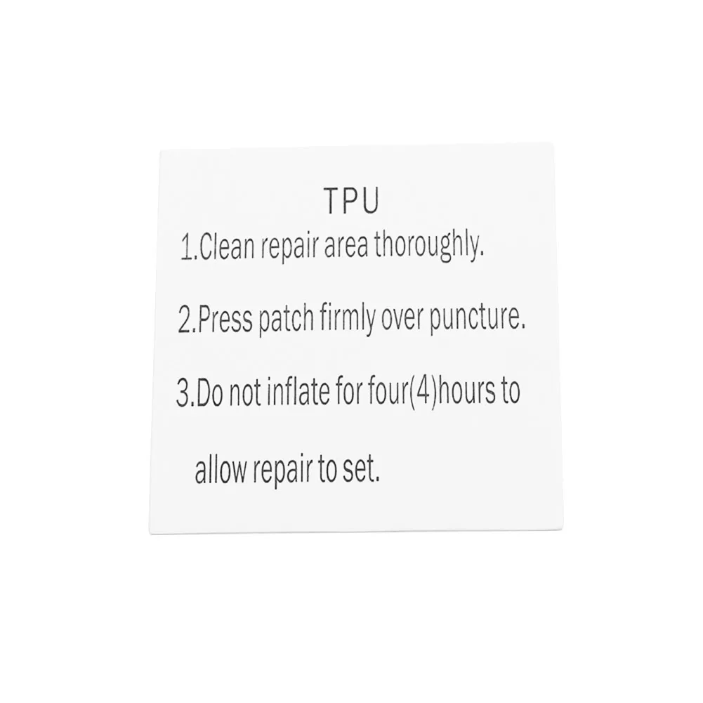 Patchs de réparation en TPU transparent, réparation pneumatique imperméable, élastique pour tente/matelas – Image 5