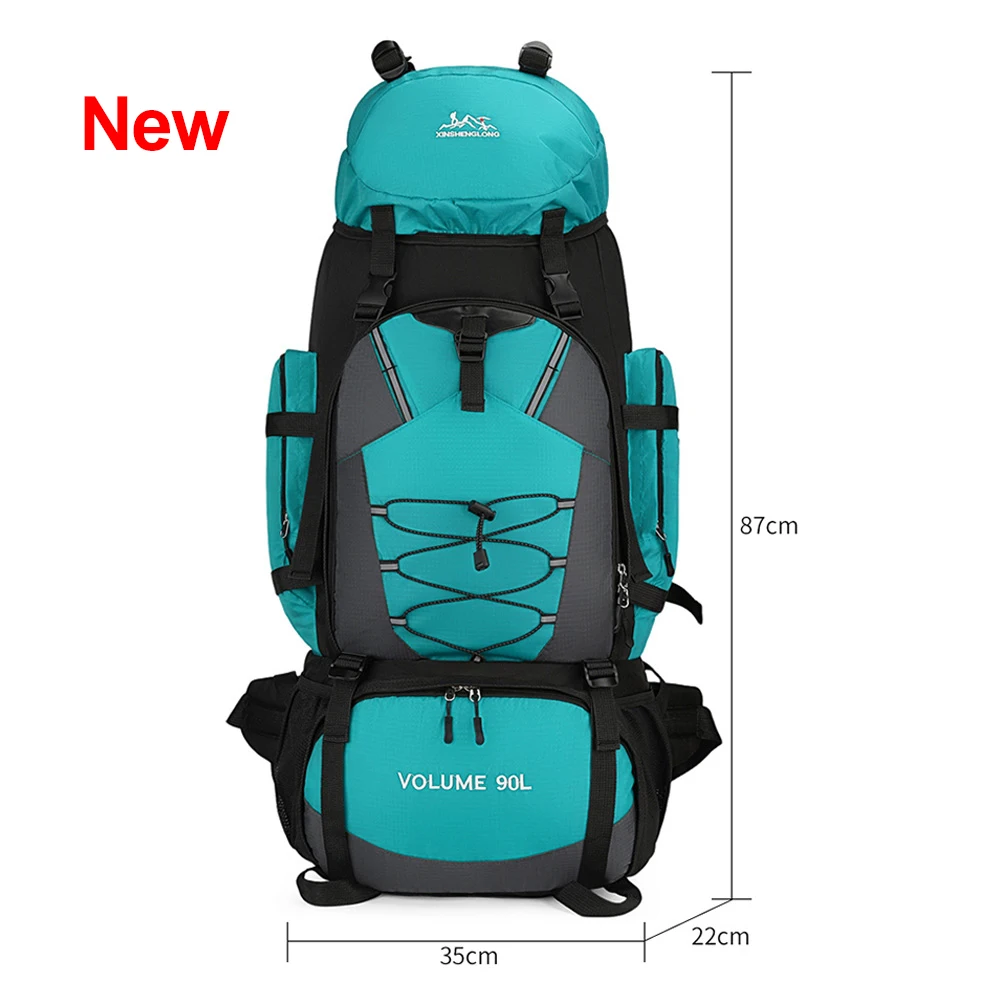 Sac à dos imperméable grande capacité 90 L randonnée camping sport de plein air plutôt hommes – Image 6