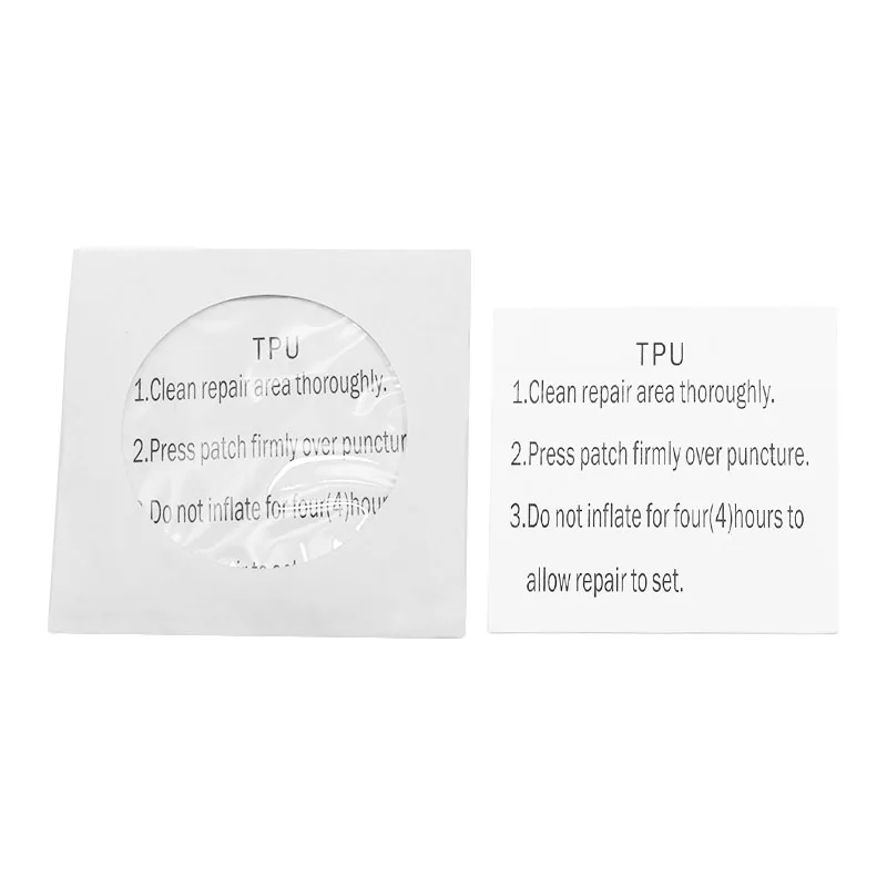 Patchs de réparation en TPU transparent, réparation pneumatique imperméable, élastique pour tente/matelas – Image 6