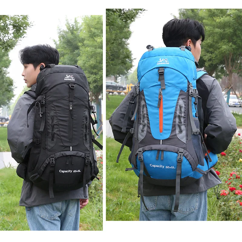 Sac à dos 70 L rangement pour randonnée à bandoulière – Image 2