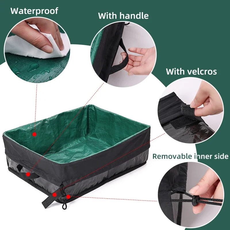 Bac à litière portable réutilisable pour animaux de compagnie – Image 5