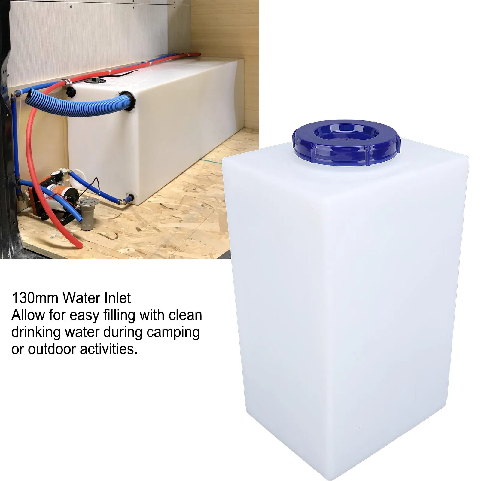 Réservoir d'eau de 5 gallons, entrée d'eau de 100 mm, étanchéité parfaite résistant à la pression pour camping-car – Image 4