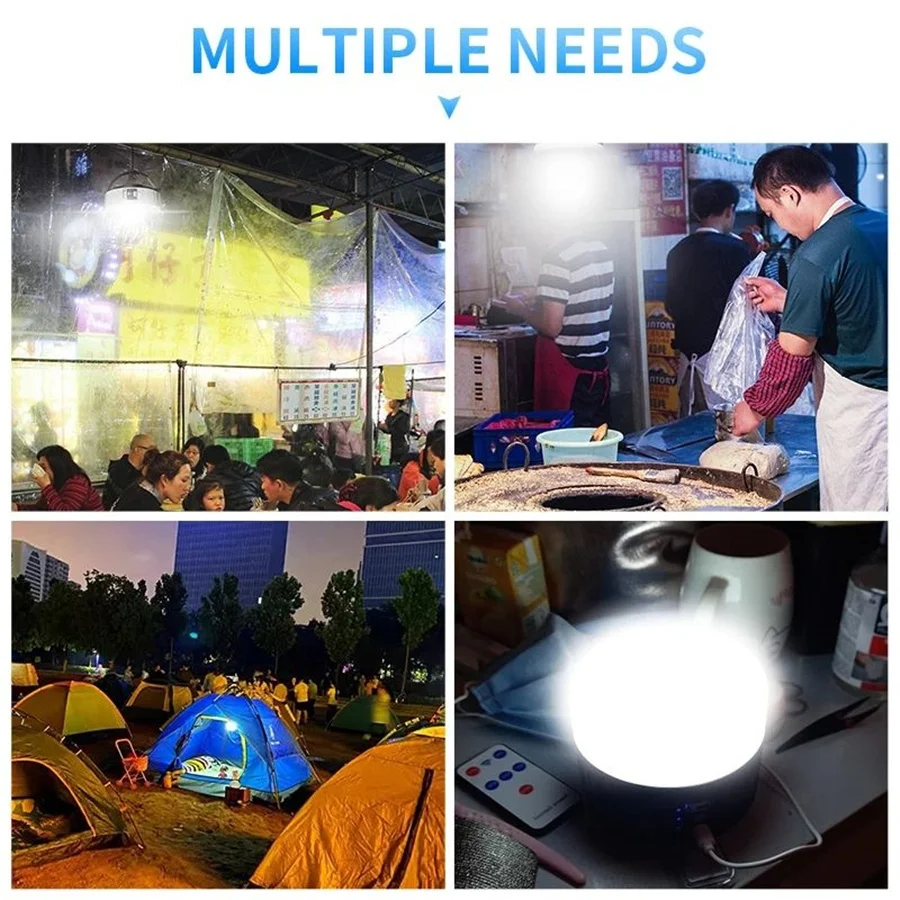 Lampes solaires d'extérieur portables à LED, 3 modes, rechargeables – Image 6
