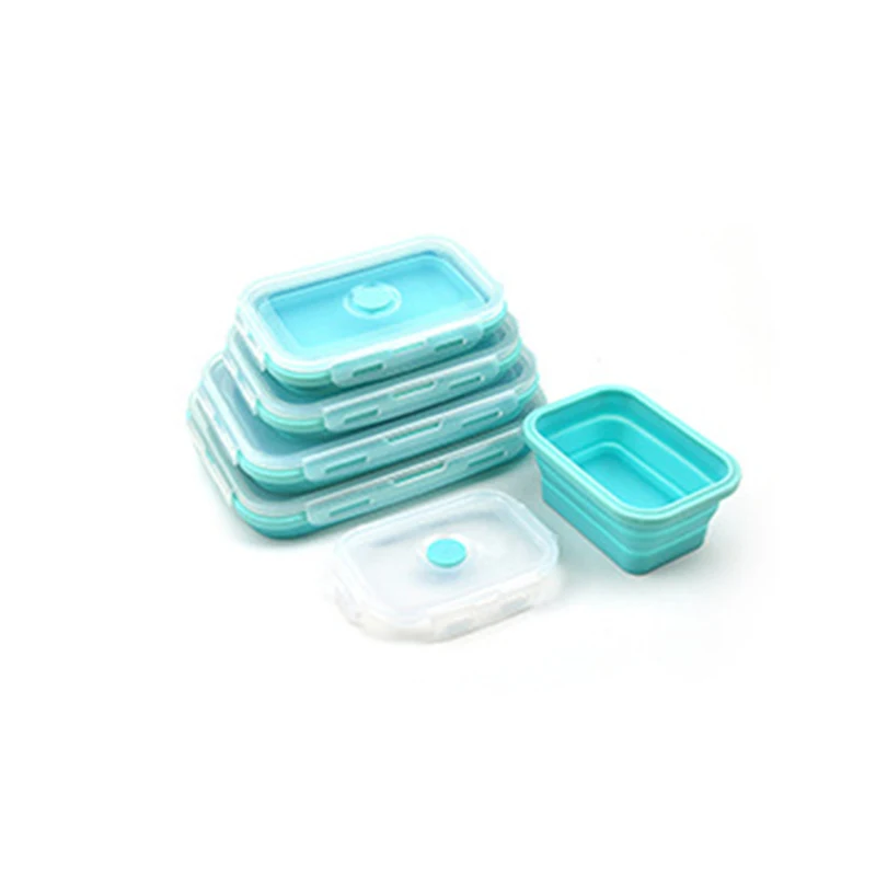 Boîte à déjeuner pliable en silicone, ensemble de 3/4 pièces – Image 7