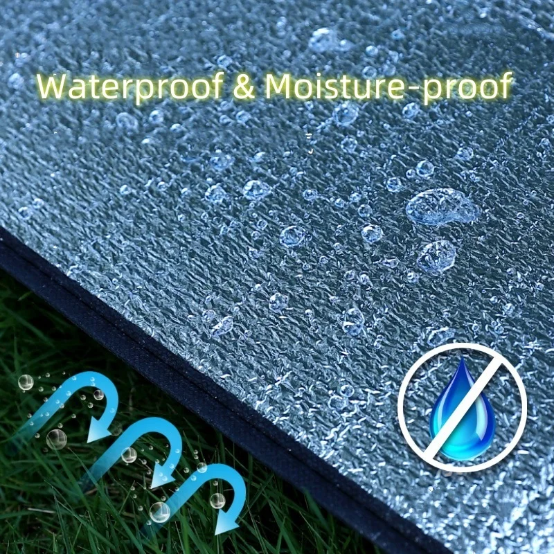 Tapis/Nappe/Isolent sol de camping imperméable, en mousse, pliable, matelas de couchage, pique-nique/plage/matelas – Image 2
