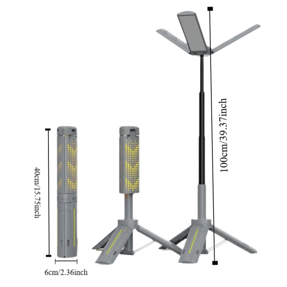Lampe LED rechargeable 13h d'autonomie pliable ajustable – Image 6