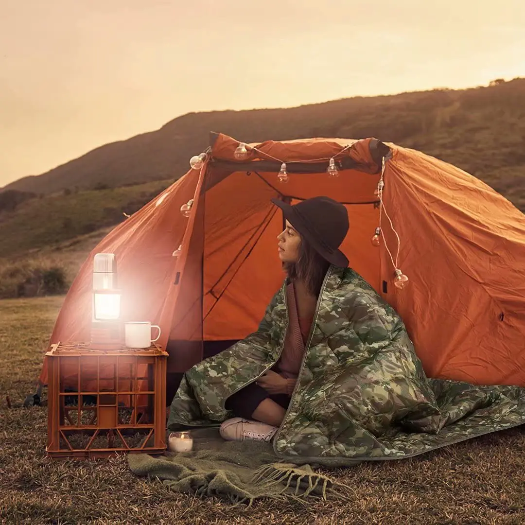 Sac de couchage chaud/Couette de camping ultralégère camouflage -10℃/~20℃Welead Camo Woobie – Image 4