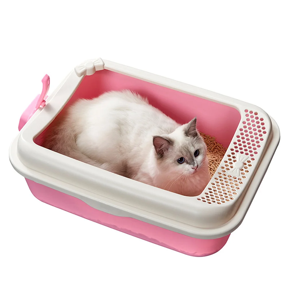 Bac à litière anti éclaboussures pour chat – Image 9