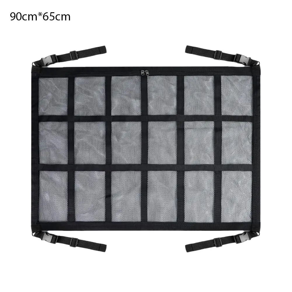 Organisateur de rangement de toit de voiture, sac en filet solide – Image 7