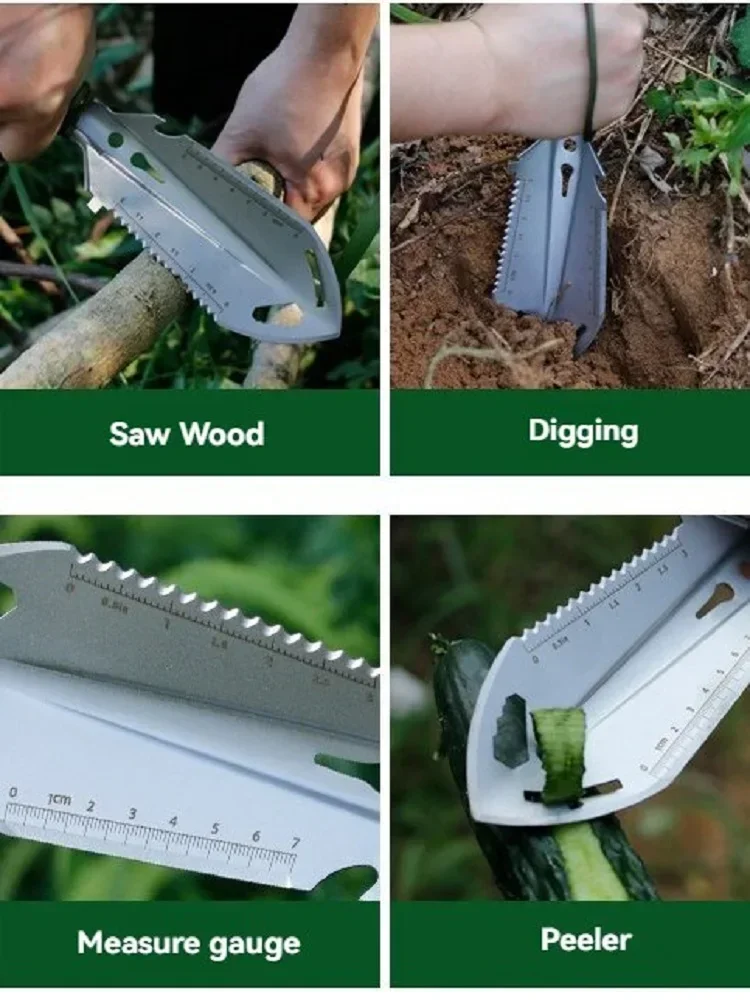 Pelle multifonctionnelle portable pour le camping – Image 4