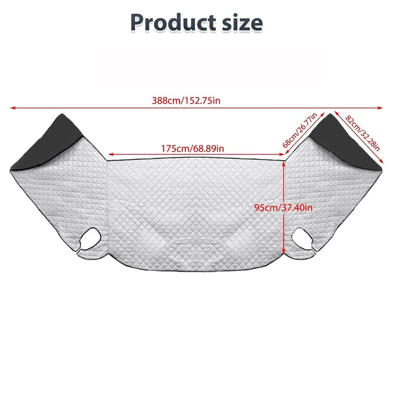 pare-brise thermique occultants enveloppants pour relais Fiat Ducato Peugeot Boxer Citroën pour camping-car – Image 2