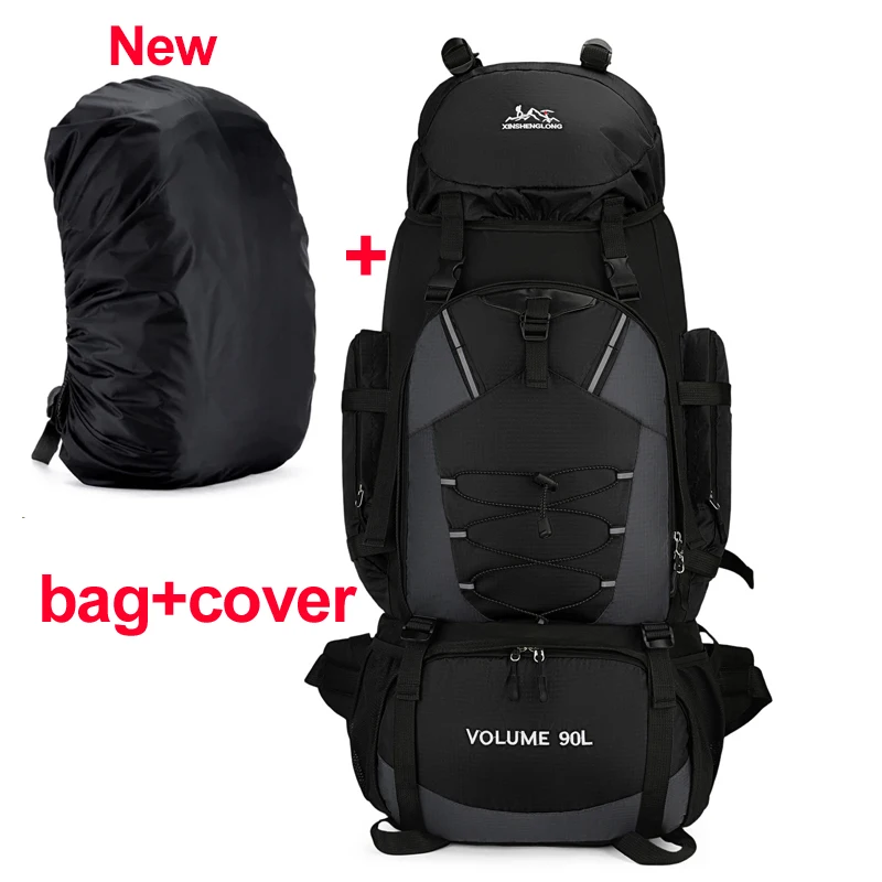 Sac à dos imperméable grande capacité 90 L randonnée camping sport de plein air plutôt hommes – Image 18