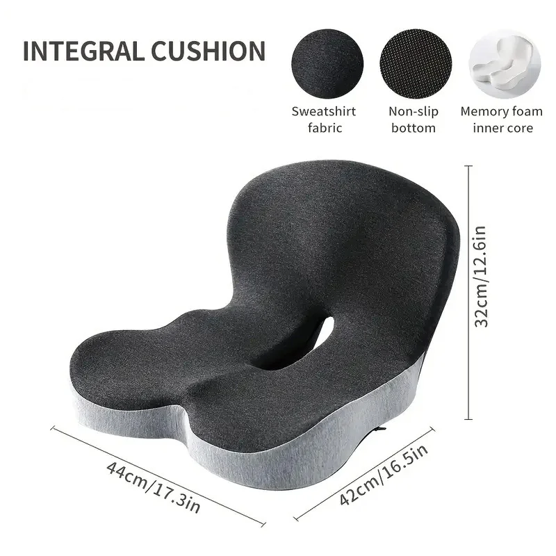 Coussin soutien lombaire en mousse à mémoire Siège auto/bureau/chaise taille divers – Image 8