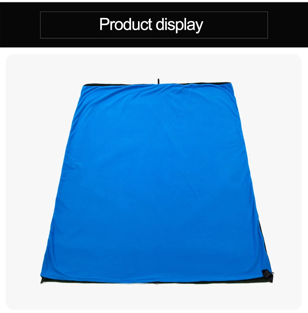 Sac/doublure pour sac de cochage en polaire 20/10°C 1 personne 180x80cm – Image 15