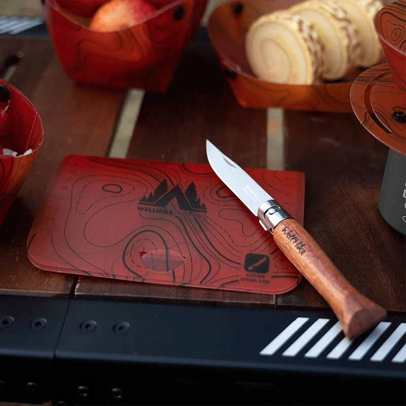 Ensemble de vaisselle de voyage pliable et léger Réutilisable – Image 23