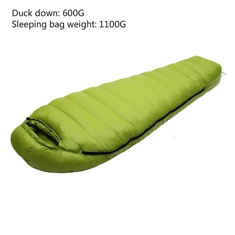 Sac de couchage ultra léger en duvet d'hiver et d'automne 400 g, 1 200 g 0 à -10 – Image 7