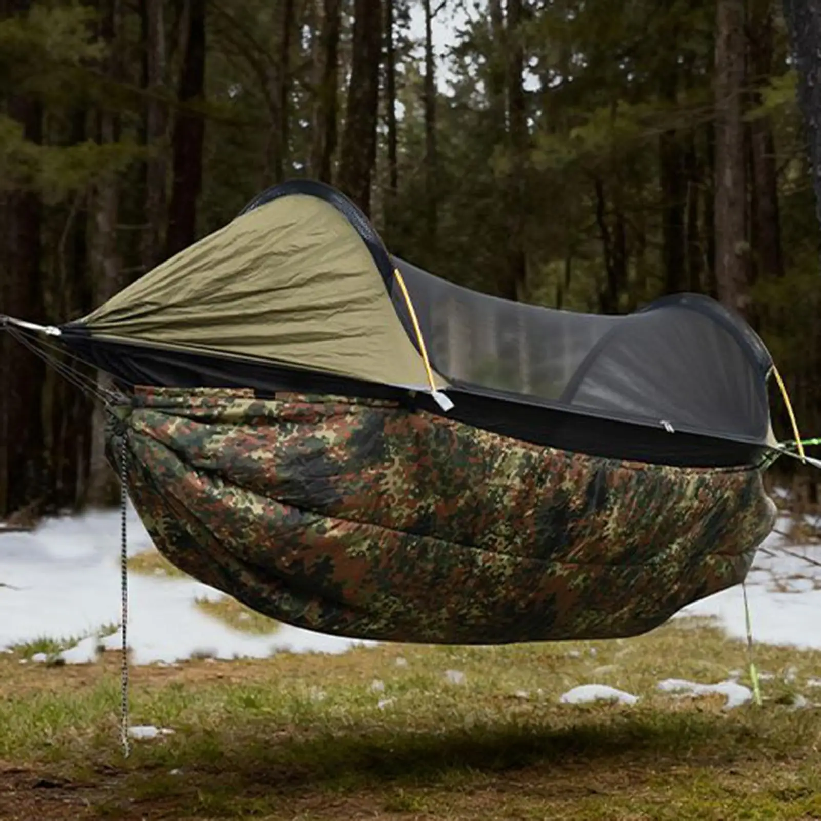 Hamac sous-couette léger pour temps froid, équipement de survie en plein air – Image 3