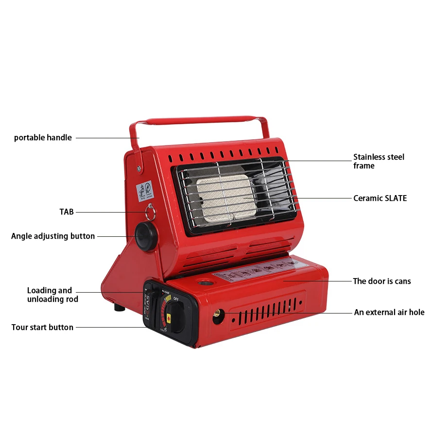 Camping Emergency Butane Heater Double Coherent Heat Source Survival Tools – Image 3
