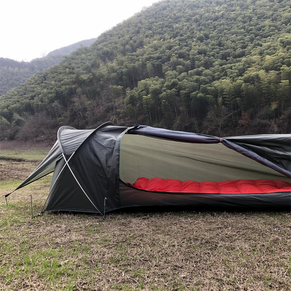 Tente de camping ultralégère étanche 1 personne 210D Oxford – Image 4