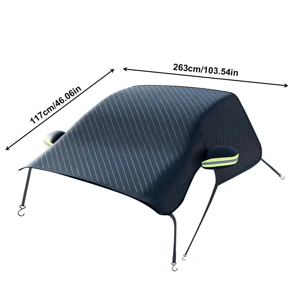 Housse de pare-brise -neige robuste en tissu Oxford imperméable – Image 7