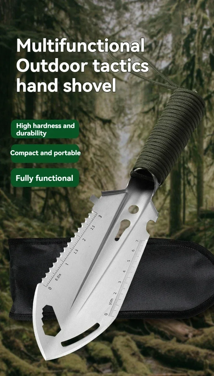 Pelle multifonctionnelle portable pour le camping – Image 8