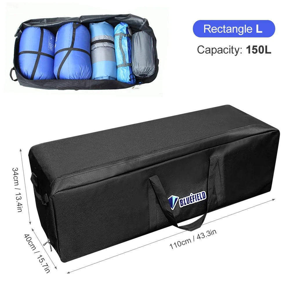 Grand sac de rangement de voyage 150 L/100 L/55 L résistant à l'eau Sac à dos – Image 8