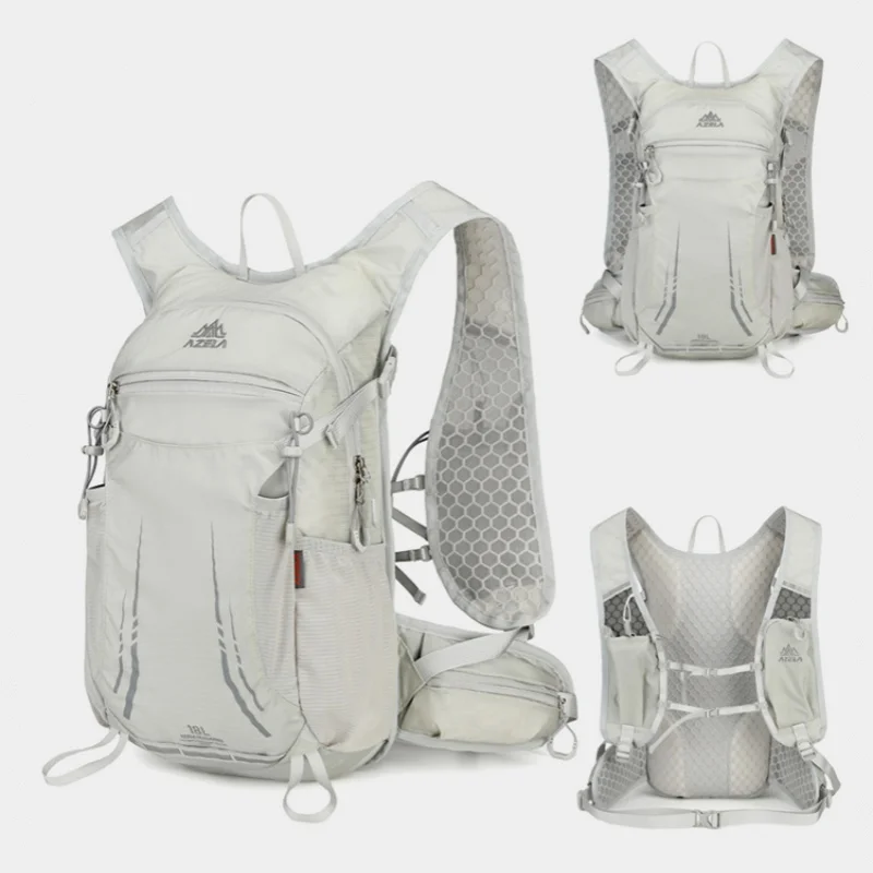 Sac à dos de cyclisme d'extérieur 18 l, grande capacité, léger, unisexe, multifonctionnel, imperméable, en nylon – Image 8