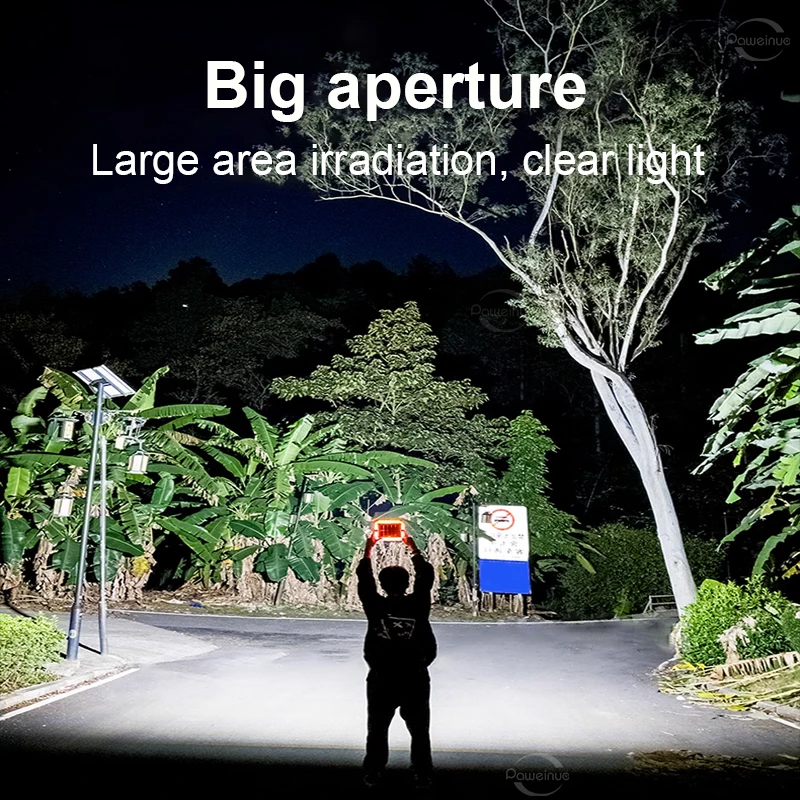 Lampe ultra puissante solaire d'extérieur 58 000 000 LM, rechargeable 20 000 mAh – Image 2