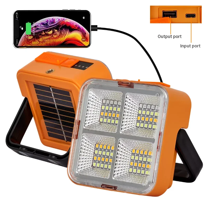 Lampe de camping solaire portable avec support – Image 7